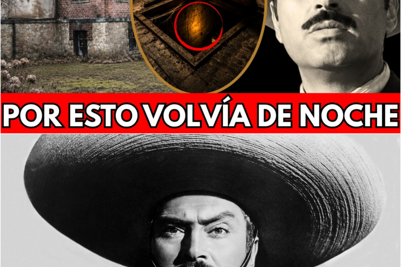 Pedro Armendáriz regresaba de noche a la casa de su infancia sin que nadie supiera por qué.