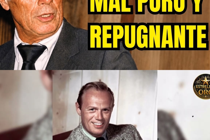 Richard Widmark vio al actor más MALVADO que Hollywood PROTEGIÓ durante décadas
