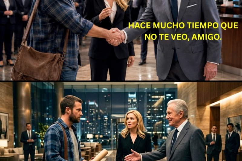 «La gente como tú no tiene lugar aquí», dijo el CEO… hasta que el presidente tomó su mano