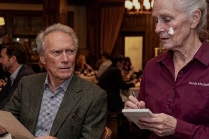 Clint Eastwood ve a su COMPAÑERA de INFANCIA como MESERA ¡y lo que HIZO es BRUTAL!