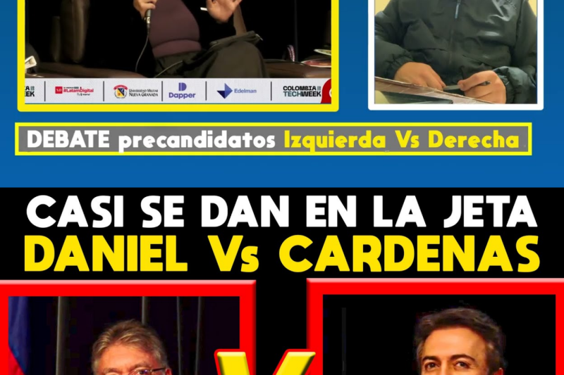 Choque total: Daniel Quintero y Mauricio Cárdenas protagonizan un violento y acalorado debate entre acusaciones de corrupción e incoherencia política