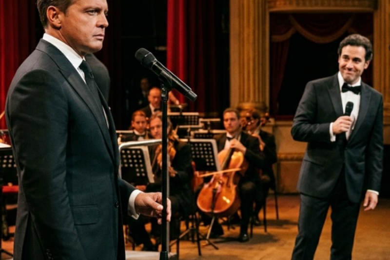 Un Tenor Español Retó a Luis Miguel Como Broma — Lo que Pasó Después Dejó al Teatro en Silencio