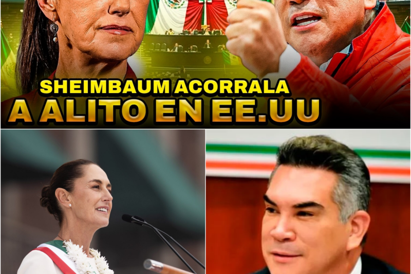 SHEINBAUM ACORRALA a ALITO: el JEFE del PRI intenta escapar a EE.UU. y FRACASA