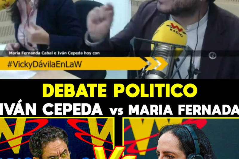 Choque total en la radio: María Fernanda Cabal e Iván Cepeda protagonizan un feroz debate por el futuro de los acuerdos de paz