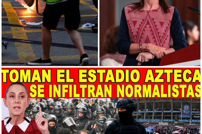 Tensión Máxima en la Capital: Hallazgo de Explosivos y Caos Incontrolable en la Marcha Hacia el Estadio Azteca