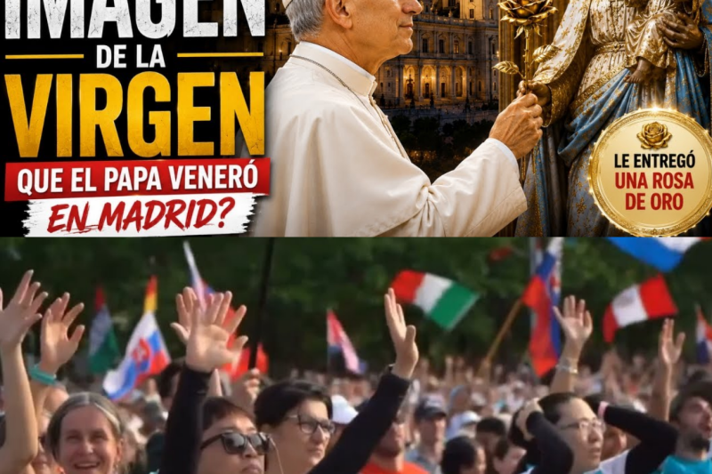 El milagro oculto tras la rosa de oro: El misterio de la Virgen de la Almudena venerada por el Papa Francisco y la increible historia de los sirios que jamas se apagaron