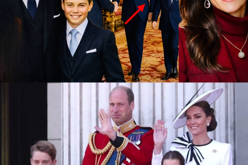 El príncipe George conmueve al mundo al transformarse en el vivo reflejo de Guillermo: El nacimiento de una nueva era en la corona británica