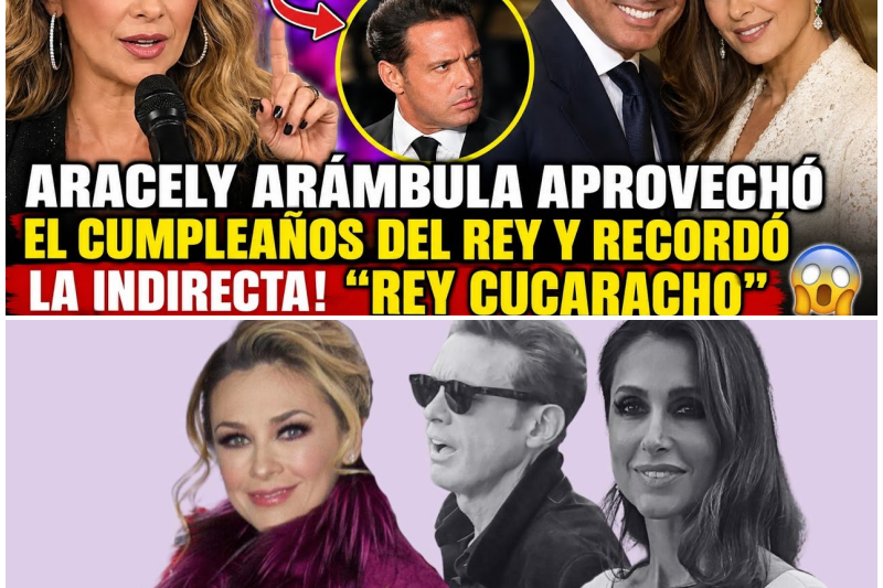 El “Rey Cucaracho”: La Brutal Indirecta de Aracely Arámbula que Hizo Temblar el Imperio de Luis Miguel y Paloma Cuevas