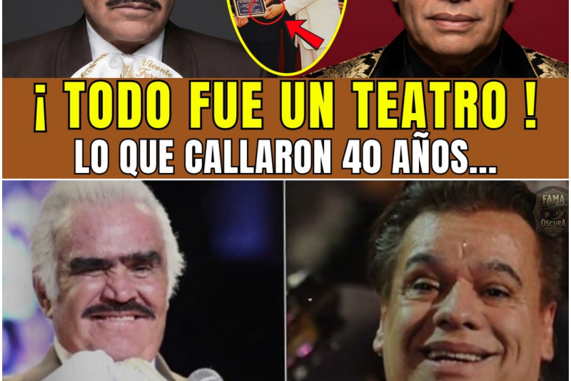 Vicente Fernández: La ASQUEROSA Rivalidad con Juan Gabriel… El Odio que Duró 40 Años en Silencio