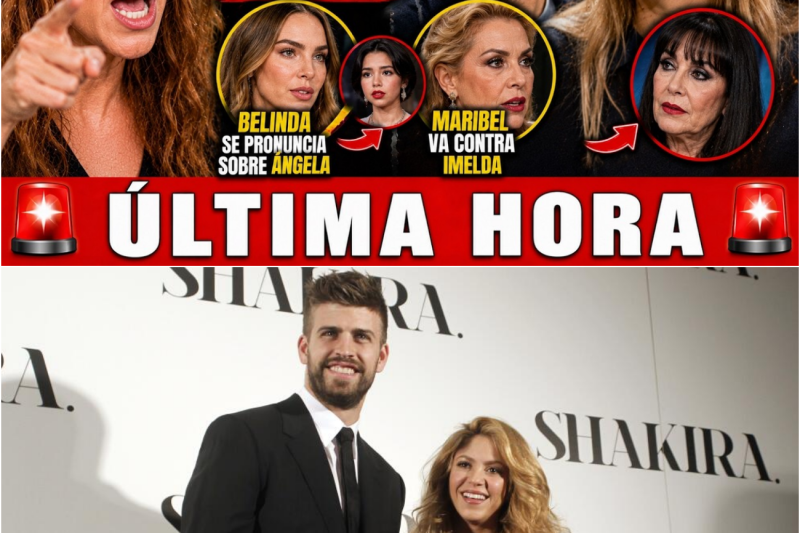 Shakira arrastra a Piqué y Clara Chía, Belinda rompe el silencio sobre Ángela Aguilar y estalla la tensión entre Maribel Guardia e Imelda