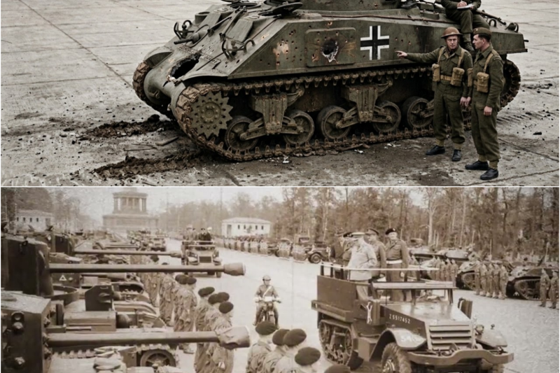 5 Panthers alemanes atacaron — este artillero de Sherman los destruyó con 5 disparos