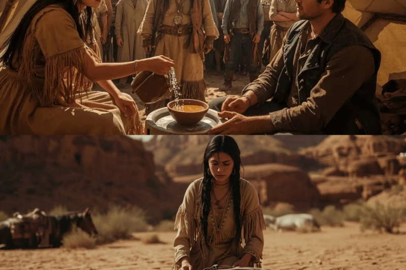 La mujer apache puso sal en la comida del vaquero… En su tribu era una propuesta de matrimonio.