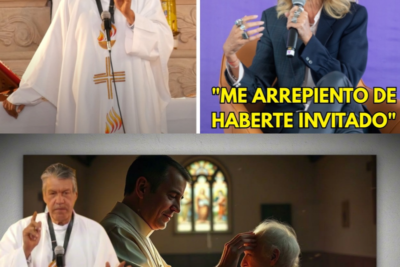 El Padre Pistolas es invitado al programa de Adela Micha… ¡pero lo que dice hace que lo censuren!