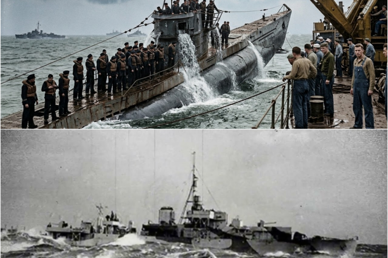 Los estadounidenses capturaron este submarino nazi — y descubrieron el arma secreta de Hitler