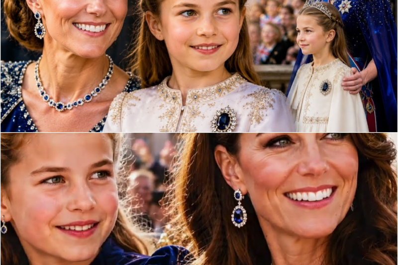 El despertar de una nueva era real: La conmovedora complicidad entre la Princesa Catalina y la Princesa Carlota que paralizó a la multitud