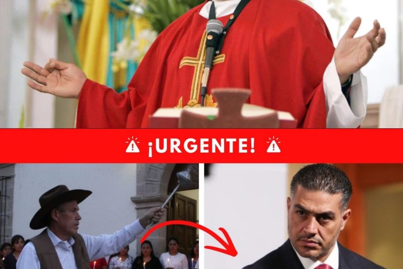 Harfuch CATEA la IGLESIA de Padre Pistolas pero sus palavras lo DEJA sin alento