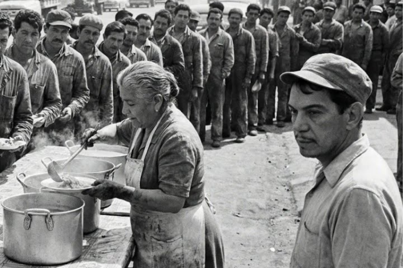 Cantinflas vio cocinera vendiendo comida CASI REGALADA a obreros—cuánto ganaba lo PARTIÓ EN DOS