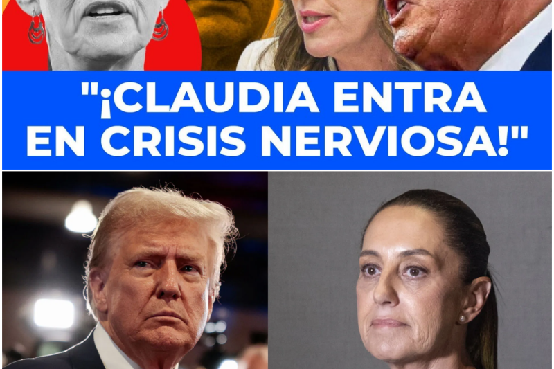 La Caída en Picada: La Crisis Nerviosa de Sheinbaum y el Cerco Internacional que Asfixia a la Política Mexicana