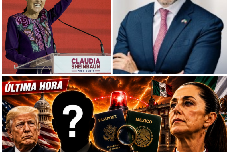 ¡El Infiltrado al Descubierto! Sheinbaum Desenmascara la Gran Traición del Hombre de los Dos Pasaportes