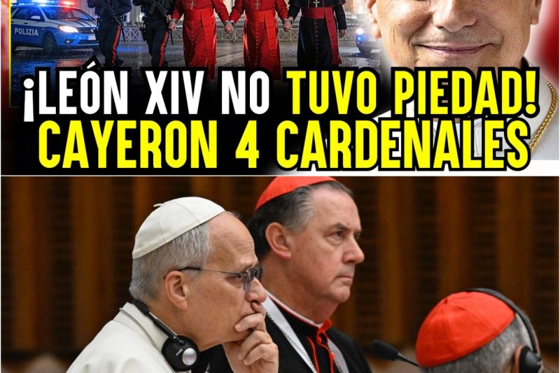 ¡IMPACTANTE! 4 Cardenales Salen Esposados del Vaticano: León XIV Ejecuta la Peor Purga del Siglo