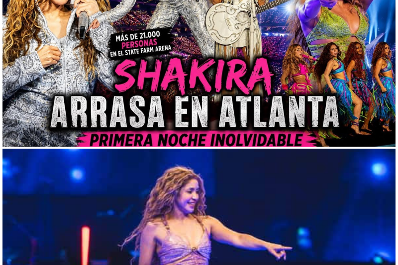 ¡El Regreso Triunfal de la Loba! Shakira Hace Vibrar a Atlanta con un Lleno Absoluto, Emoción a Flor de Piel y un Espectáculo Histórico