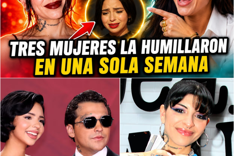 El Colapso de un Imperio: Tres Mujeres Humillan a Ángela Aguilar Mientras Nodal Suplica por Público en la Plaza México
