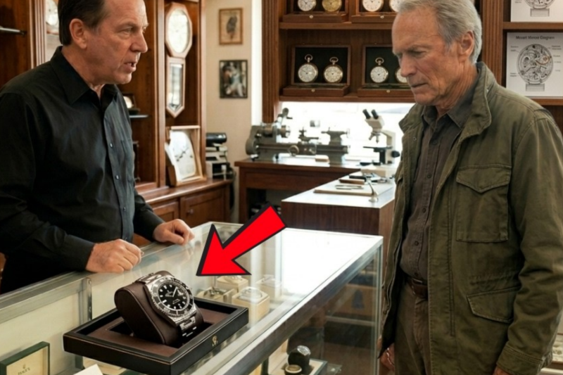 Le dijo “No puedes pagarlo” y Clint sacó un reloj de 300 dólares