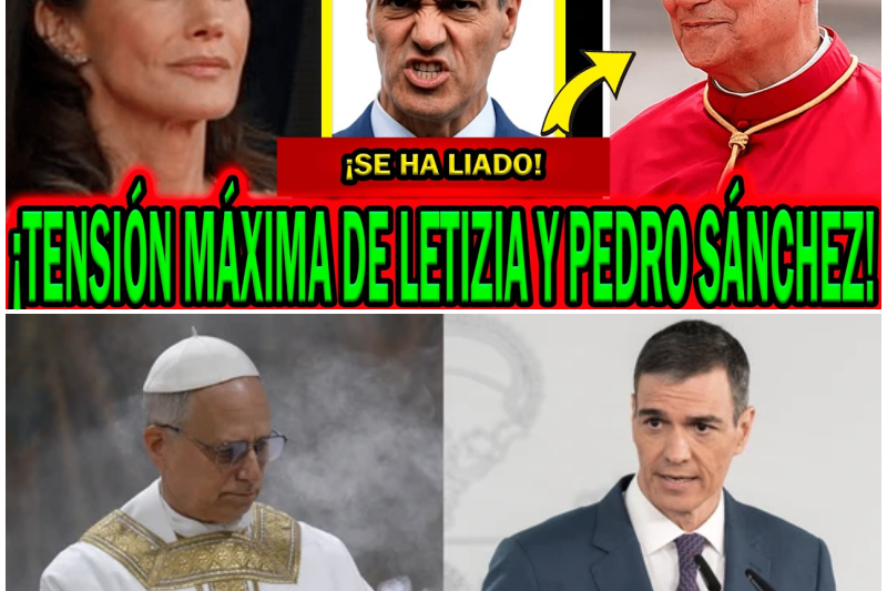 ¡Tensión Máxima en el Palacio Real! El Desplante Histórico de la Reina Letizia a Pedro Sánchez y el Misterio de la Princesa Leonor ante el Papa León XIV