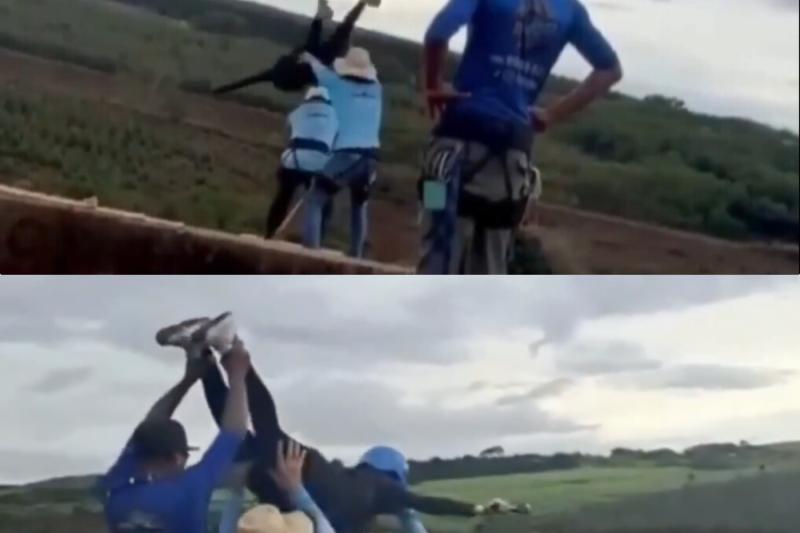 Salto en bungee en Brasil: un error humano evita por poco una catástrofe.