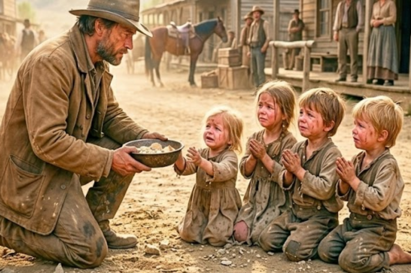El ranchero solitario les preparó la cena, pero lo que oyó le partió el alma