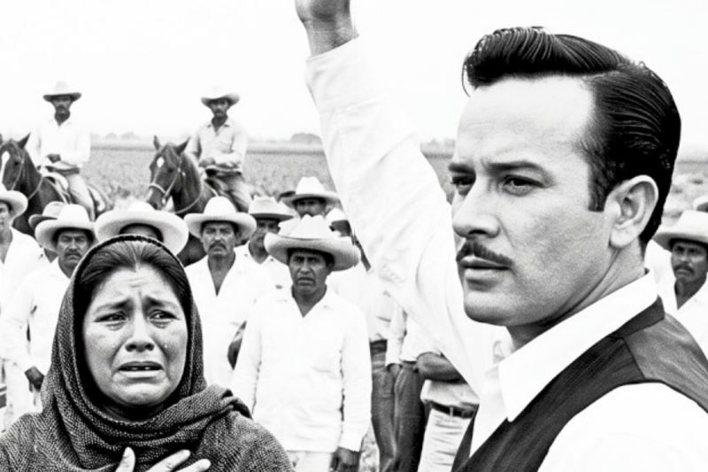 Pedro Infante llegó a una subasta de viudas en Sinaloa en 1953 y superó la oferta del banco.