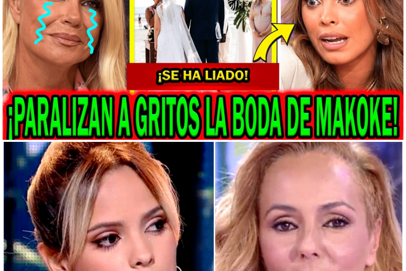 ¡ESCÁNDALO DOBLE! Makoke Paraliza su Boda a Gritos Mientras Gloria Camila Hunde a Rocío Carrasco con una Carta Desgarradora