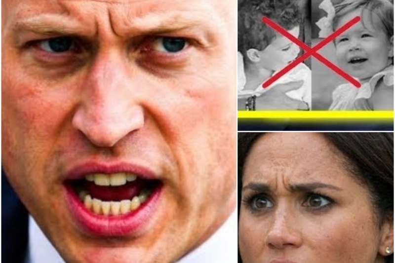 ¡Meghan se vuelve loca después de que el príncipe William borrara a sus hijos de la línea real!