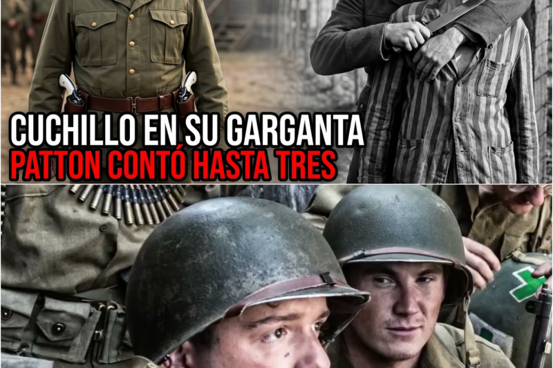 Lo que hizo Patton cuando un SS puso un cuchillo en la garganta de un preso