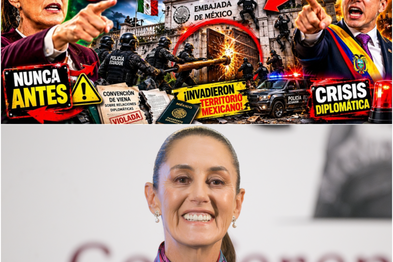 El Día que Ecuador Quiso Intimidar a México: Un Asalto Diplomático, Aranceles Fallidos y la Risa de Claudia Sheinbaum