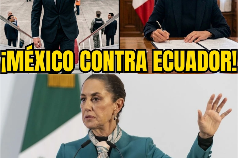 ¿Fin de Ecuador en la ONU? México y Sheinbaum van con todo contra Noboa.