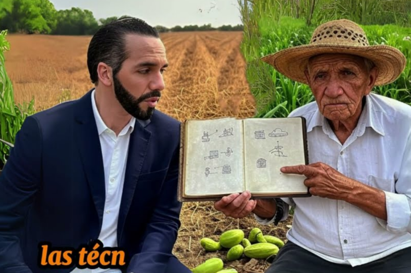 Bukele ve un cuaderno de un viejo campesino ¡Ocultaba una sabiduría ancestral increíble!