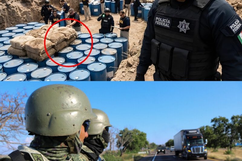 ¡Tembló el narco! Harfuch y la DEA descubren 500 toneladas de fentanilo ocultas bajo tierra