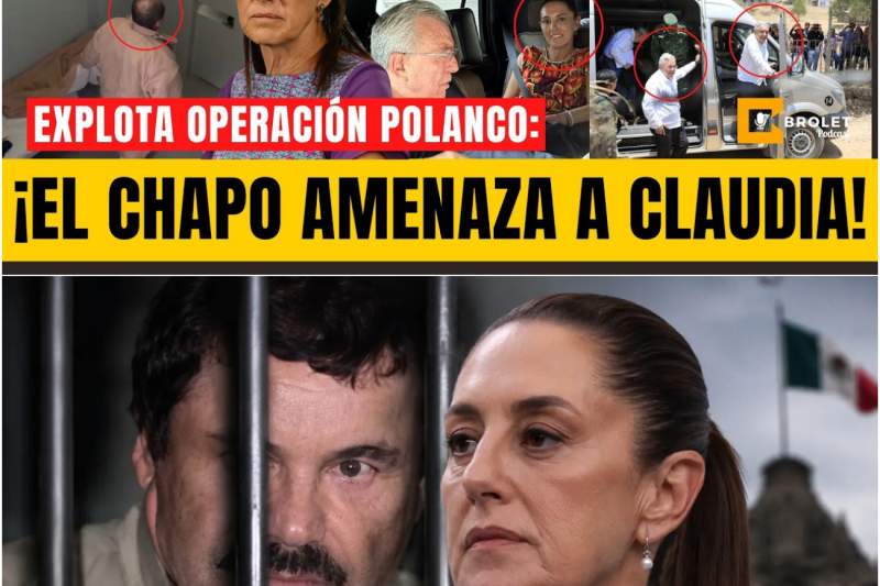 ¡El Chapo Fija el Palacio Nacional como su Domicilio Legal y Lanza un Perturbador Desafío Directo a Claudia Sheinbaum!