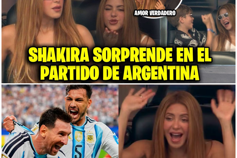 Shakira paraliza el estadio junto a sus hijos, celebra el récord histórico de Messi y sacude la industria con una filtración musical