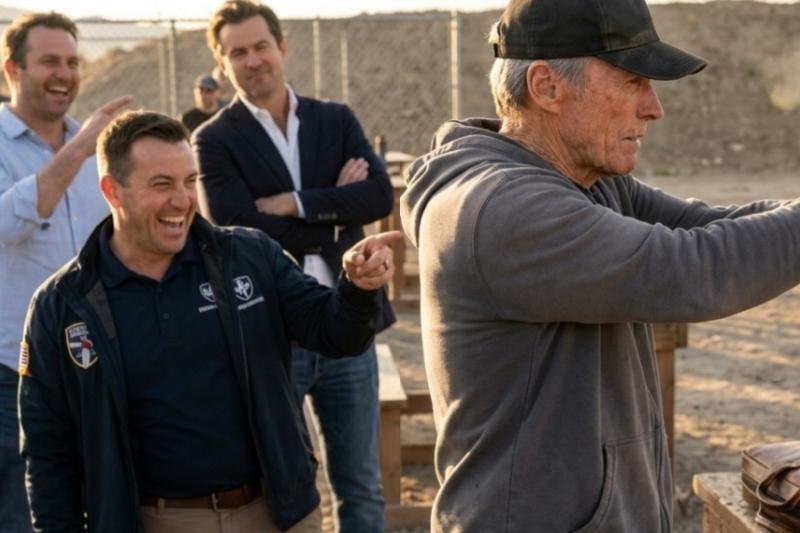 Campeón Olímpico RETÓ a Clint Eastwood a un Tiroteo… No Imaginó lo que Pasaría