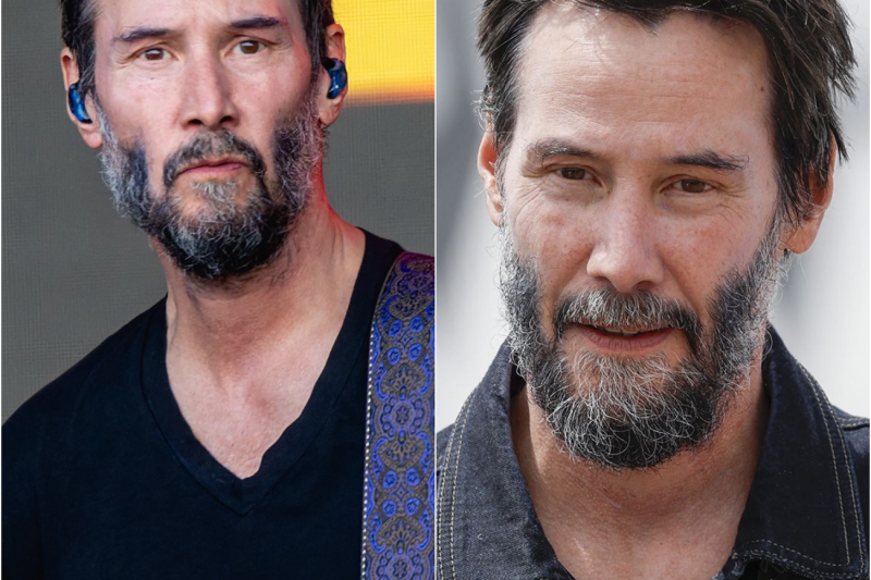Niña de 2 años le roba adorablemente palomitas a Keanu reeves, su reacción te derretirá el corazón.