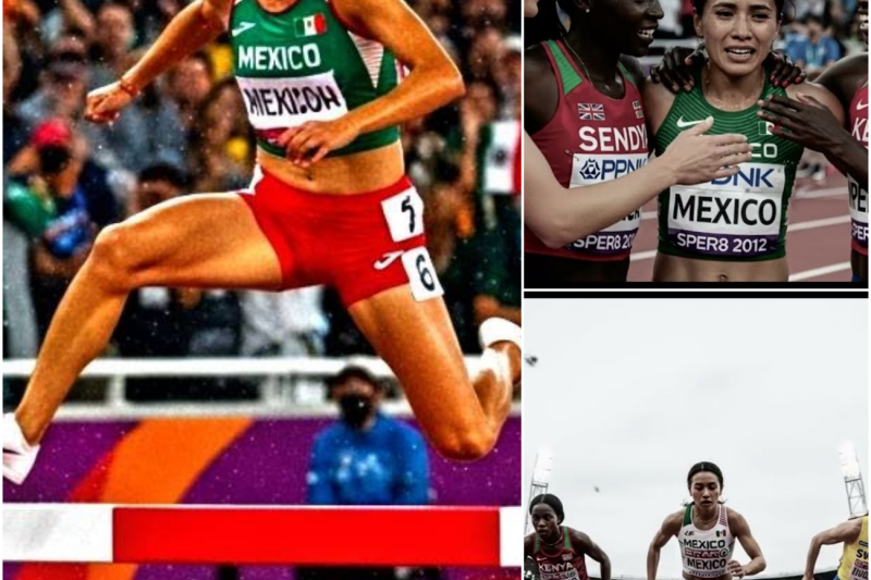 La mexicana que desafió la lluvia, el barro y los rivales… y ganó los 3,000 metros con obstáculos