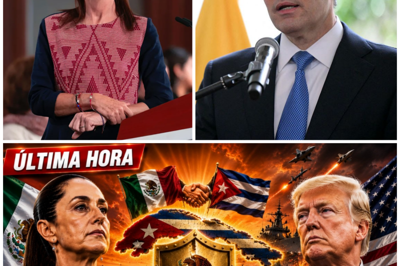 ¡El Fin del Patio Trasero! La Brutal Amenaza de Trump y la Valiente Defensa de México que Estremece al Mundo