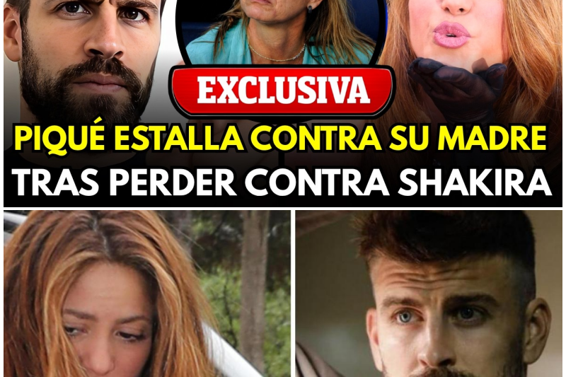 La Traición Definitiva: Piqué Rompe con su Madre en Público por un Juicio Secreto y le Da la Razón a Shakira
