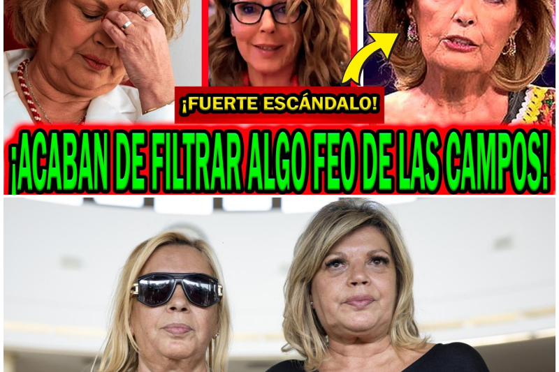 El lado más oscuro de la televisión al descubierto: Los vetos de María Teresa Campos, la hipocresía de Terelu y la tensión en los platós