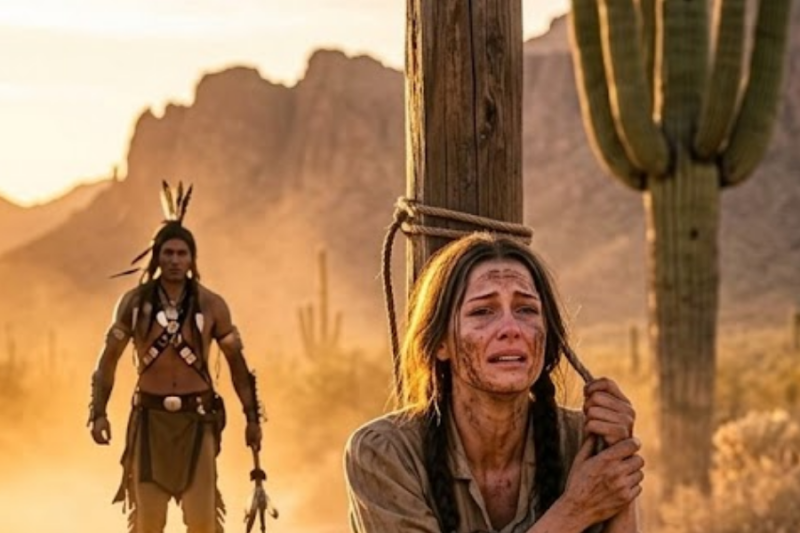 “TE LLEVARÉ CONMIGO” — LE DIJO EL GUERRERO APACHE A LA MUJER ABANDONADA EN EL DESIERTO