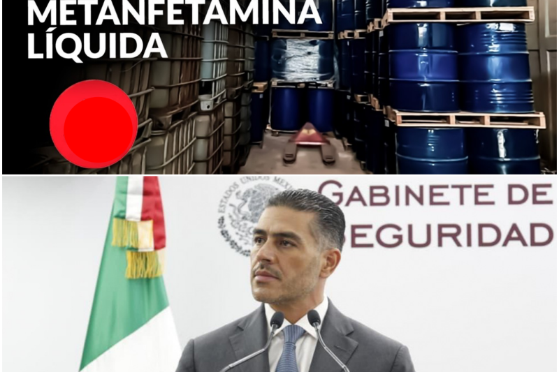 ¡Golpe Histórico en Sinaloa! Incautan 24,400 Litros de Metanfetamina y Estallan Escándalos Políticos que Sacuden al País