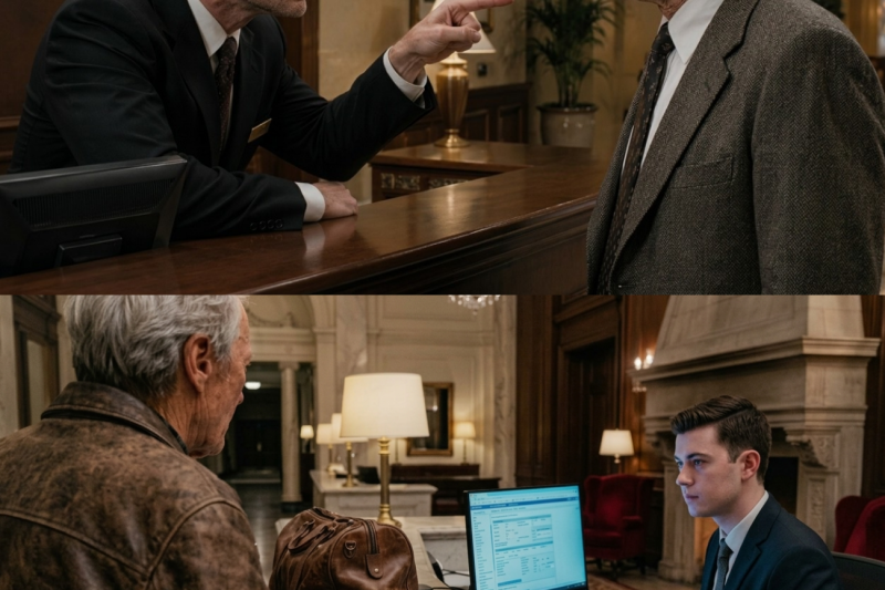 Le NEGARON una Habitación a Clint Eastwood Sin Saber que es el Dueño del HOTEL