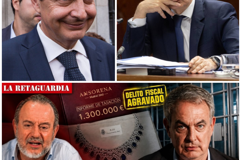 ¡ESCÁNDALO NACIONAL! ZAPATERO CONTRA LAS CUERDAS POR 1,3 MILLONES DE EUROS EN JOYAS OCULTAS